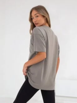 Series Oversized T-Shirt - Stone Grey -Cheap Clothing Store edit1966AWGrey 03D