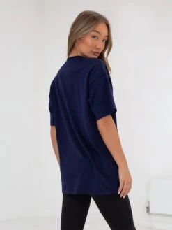 Series Oversized T-Shirt - Navy 11 Series Oversized T-Shirt - Navy -Cheap Clothing Store edit1966AWNavy 03D