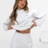 Series Oversized Hoodie - Marl White -Cheap Clothing Store edit836AWMarlWhite 02LEADD