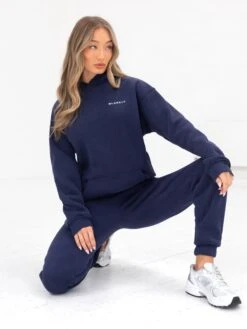 Series Oversized Hoodie - Navy 12 Series Oversized Hoodie - Navy -Cheap Clothing Store edit836AWNavy 01D