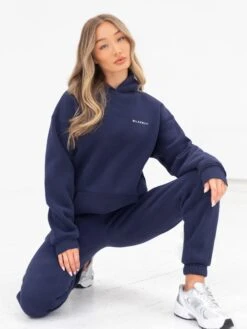 Series Oversized Hoodie - Navy 13 Series Oversized Hoodie - Navy -Cheap Clothing Store edit836AWNavy 02D