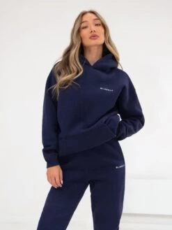 Series Oversized Hoodie - Navy 9 Series Oversized Hoodie - Navy -Cheap Clothing Store edit836AWNavy 06D