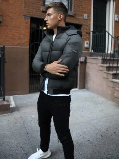 Harley Coat - Khaki Green -Cheap Clothing Store harley edit 1