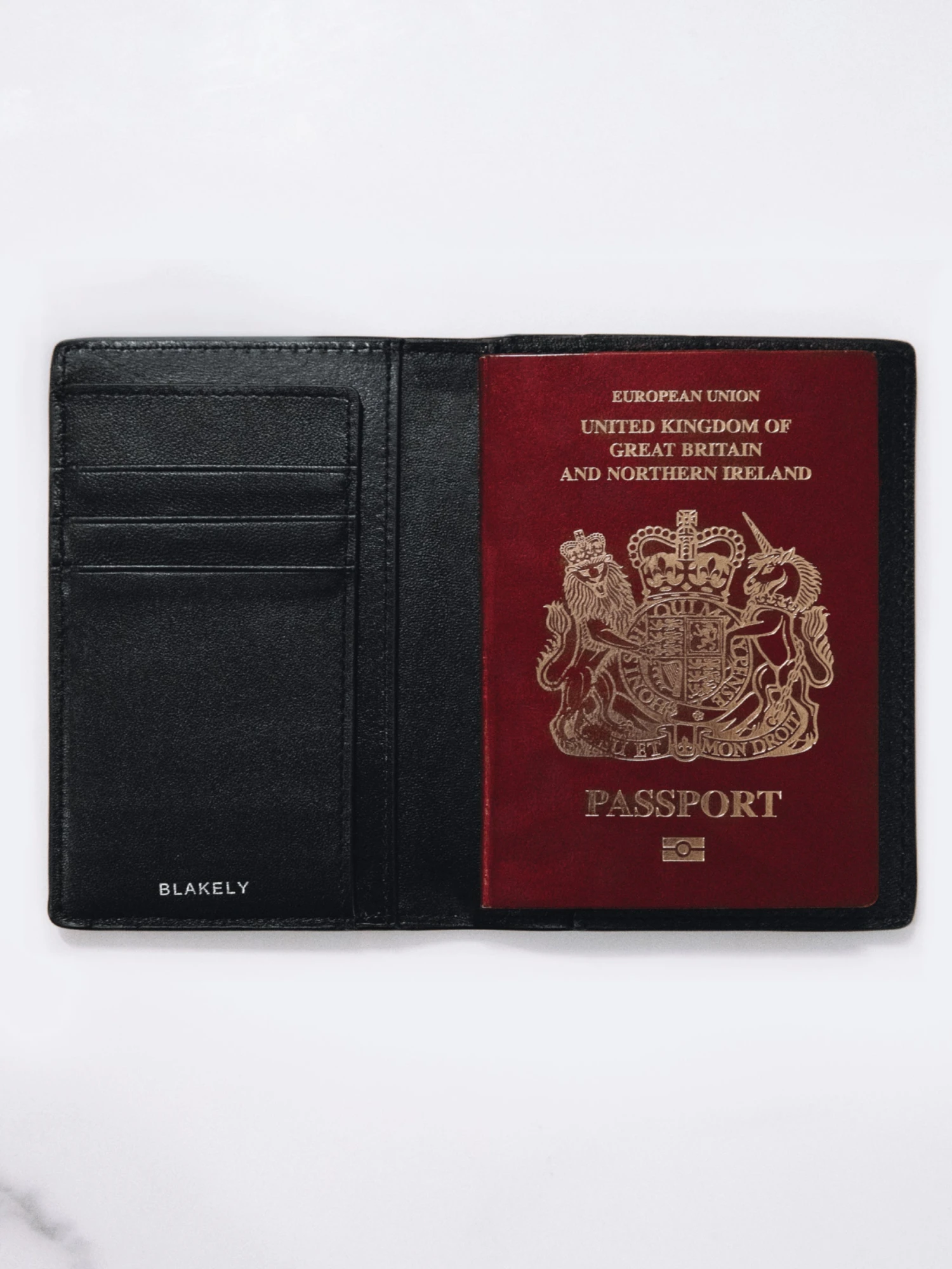 BLK Passport Holder - Black 5 BLK Passport Holder - Black - Image 3