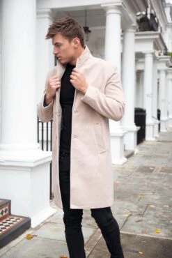 Knightsbridge Tailored Coat - Tan -Cheap Clothing Store share 332613E8 C020 407C AC9B 1AA9AEE4F814